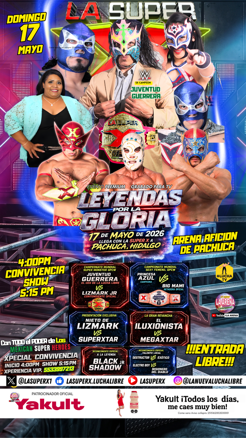 FOTO XPERIENCIA VIP -Arriba del Ring